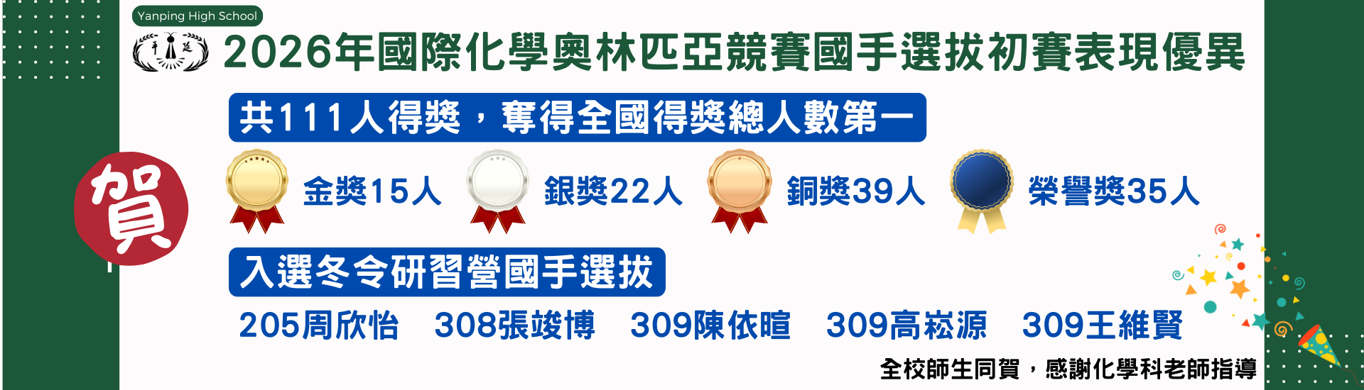 2026年化奧表現優異